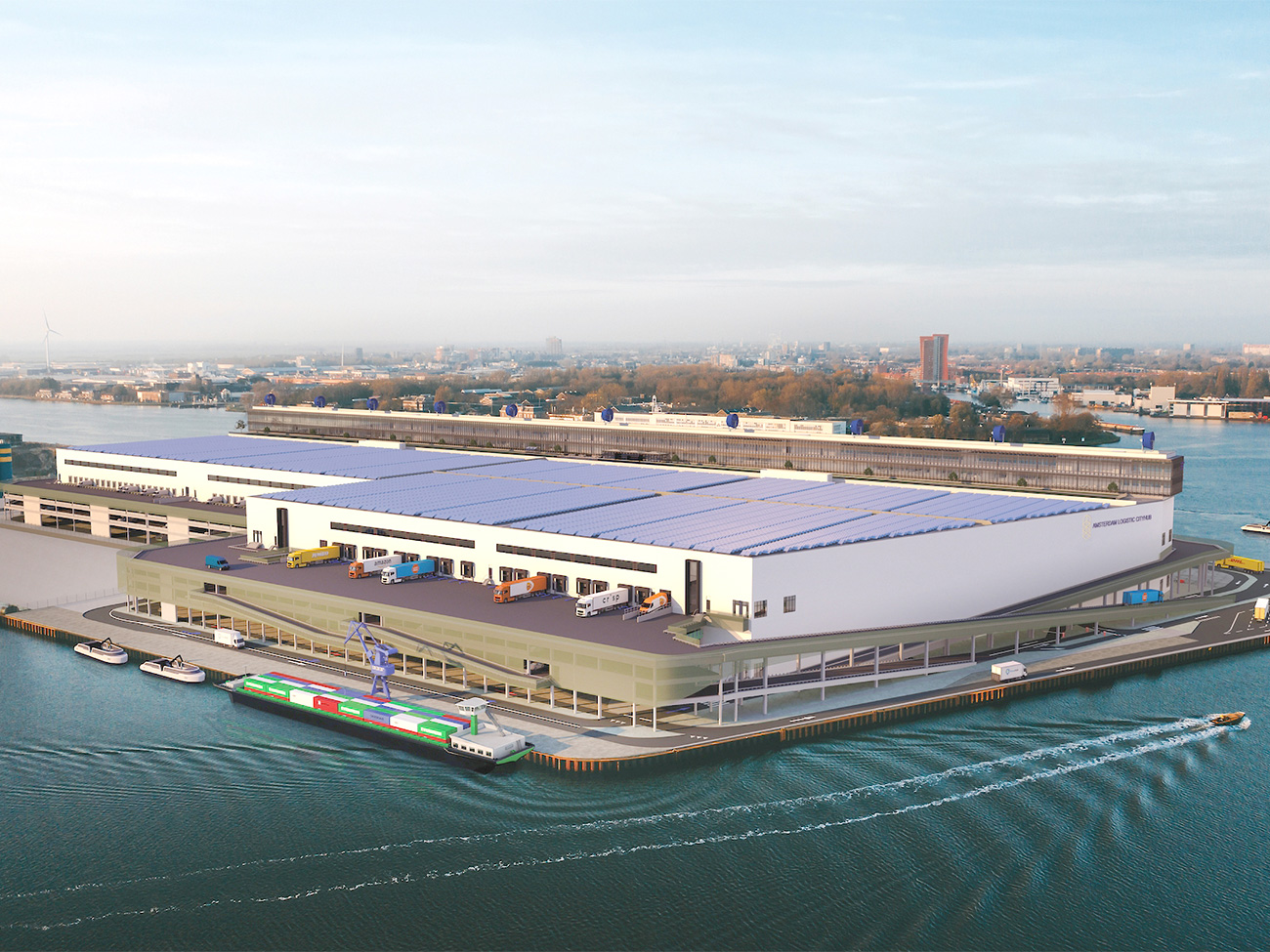 Amsterdam Logistic Cityhub: Ruim 11.000 m2 aluminium kozijnen, deuren en vliesgevelsystemen 3