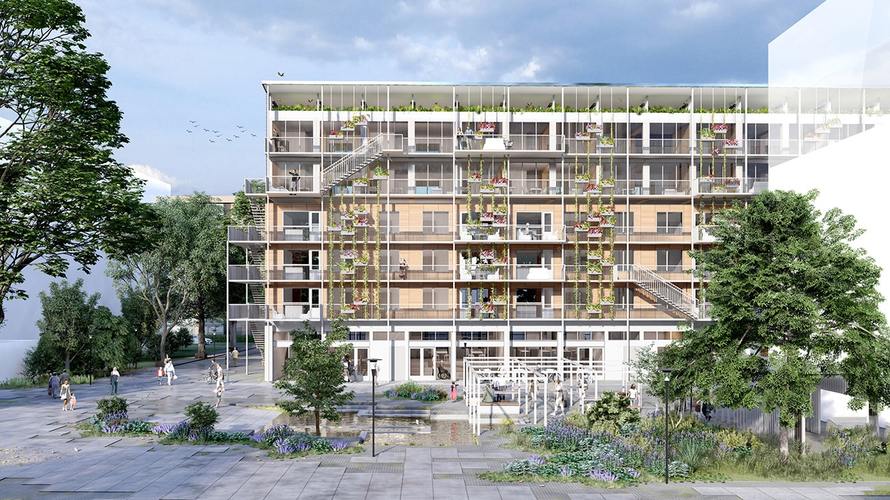 Delftse studenten presenteren hun ‘portiekflat van de toekomst’