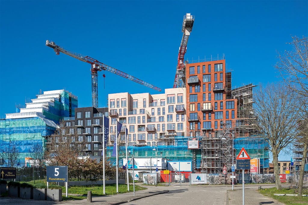 1 Baustein, 7 'Häuser' gleichzeitig realisiert