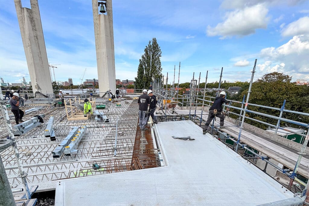 Appartementen met een prefab betoncasco