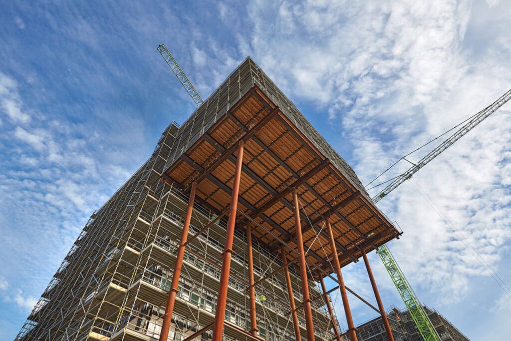 Prefab zichtbeton just-in-time geleverd