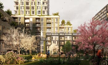 Crossroads grondgebonden woningen aan pocketpark©VEROENT ID49