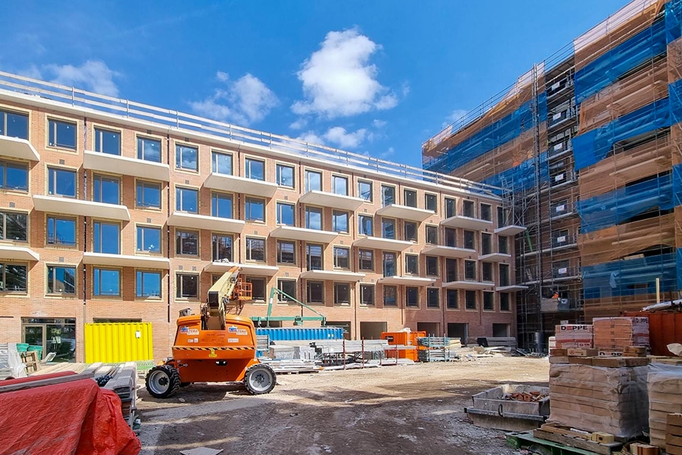 High construction pace in Jacob Geel neighborhood thanks to tunnel construction