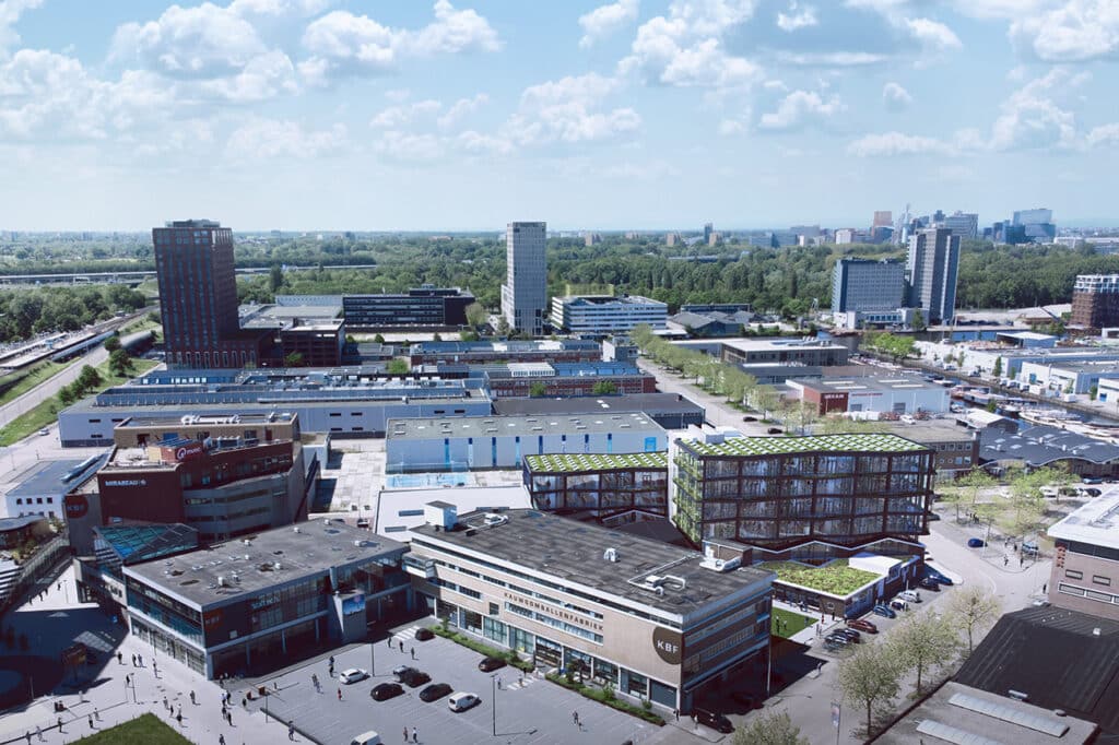 Image 2NEXT architects KBF Warehouse Aerial