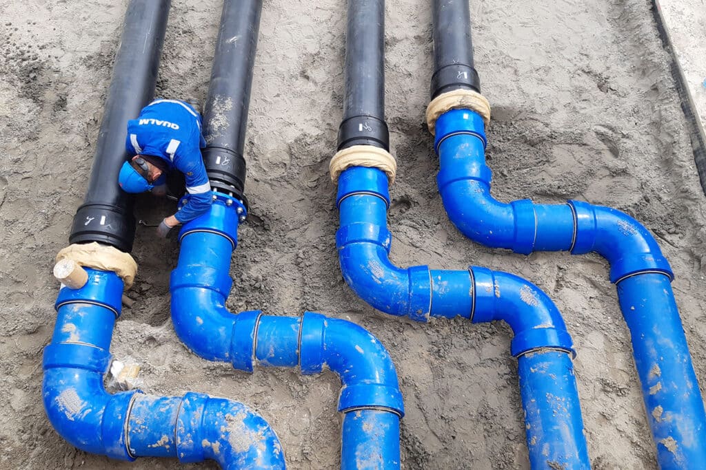 Underground piping firewater systems