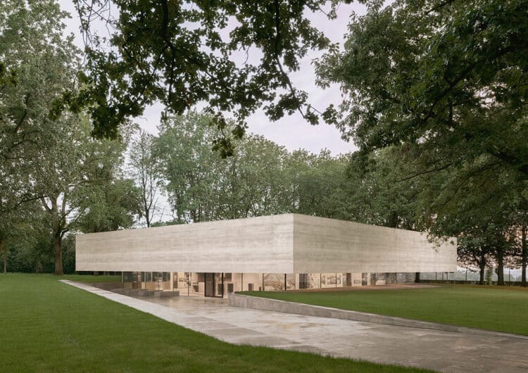 08 Netherlands American Cemetery Visitor Center KAAN Architecte