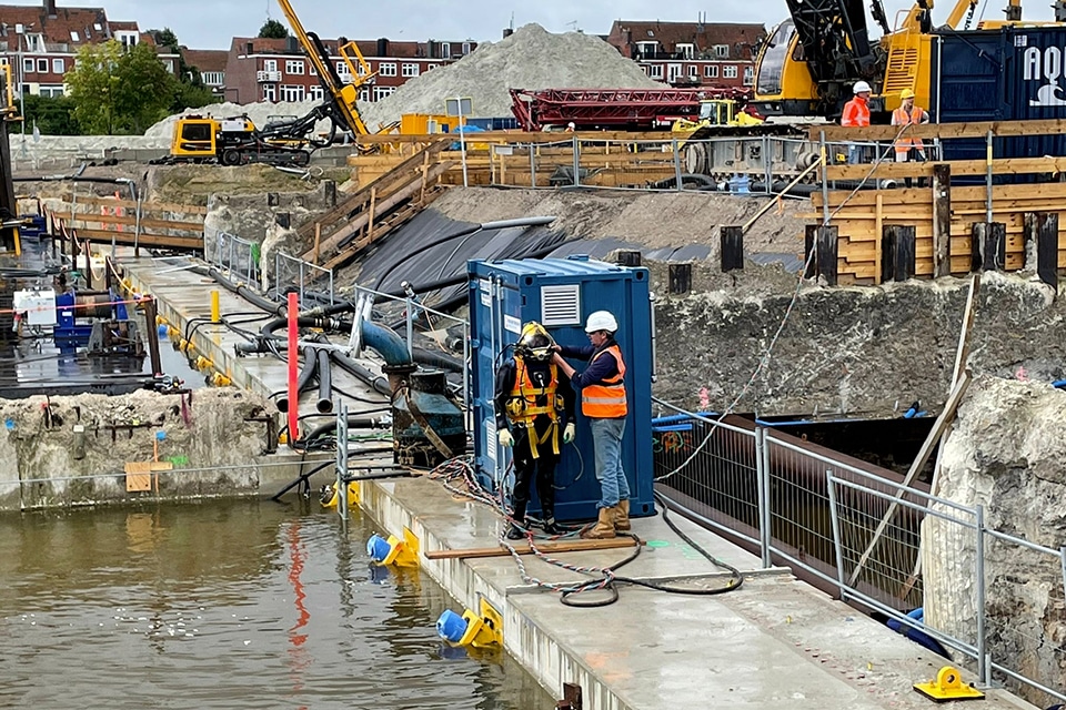Innovatieve onderwaterbouw in Drachten
