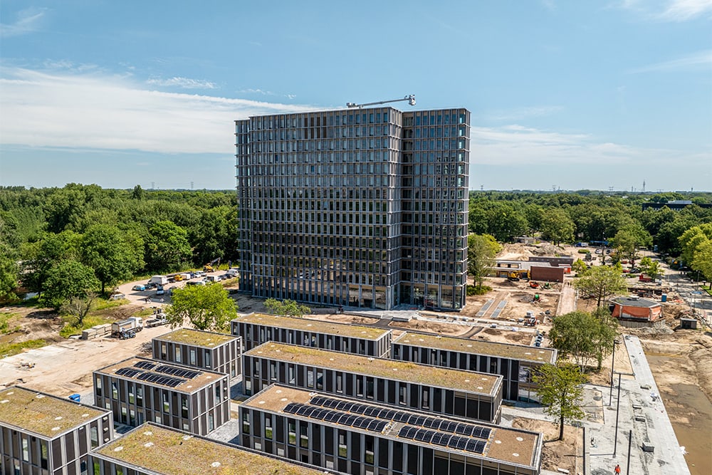 Studentendorp met Olympische invloeden op TU/e campus Eindhoven