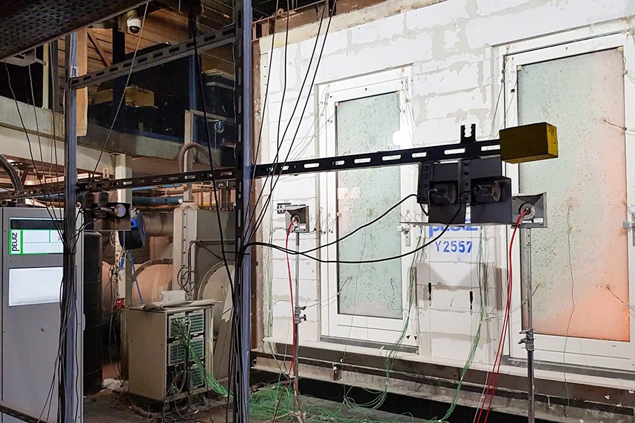 Header feuerhemmende Fensterrahmen