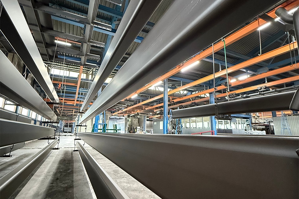 760 m2 stalen kokerpalen in een bijzondere bronstint 3