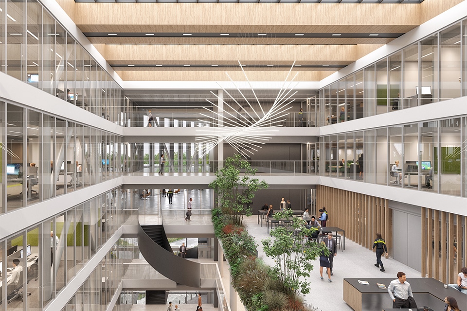 Nieuw hoofdbureau voor de politie-eenheid Den Haag 1