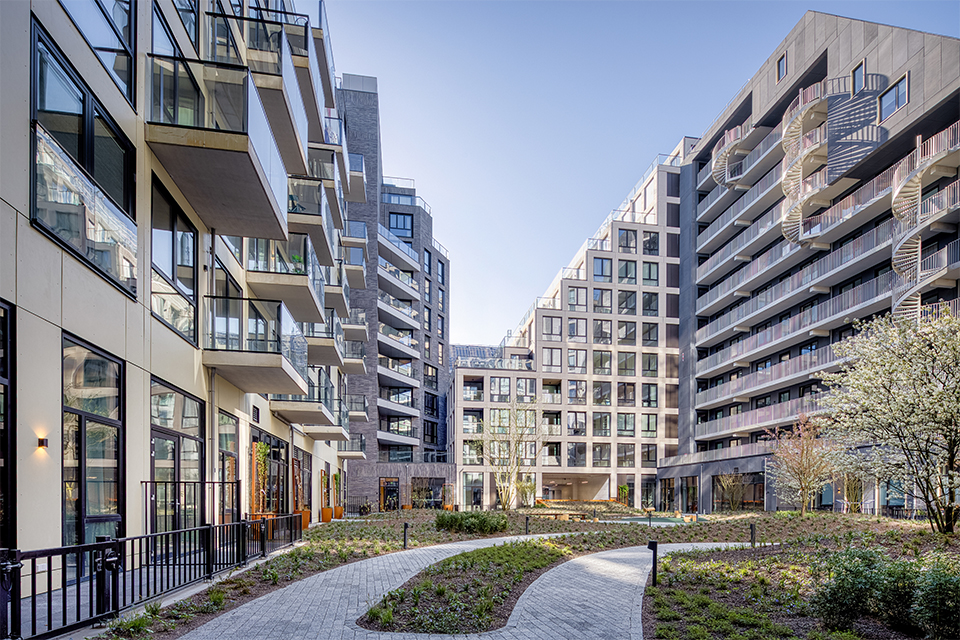 Stadswijk Hyde Park groeit,en de geveltechniek groeit mee 1