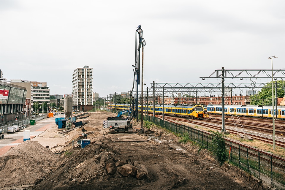 CSM-wand zorgt voor stabiele bouwkuip voor Waldorp Four 1