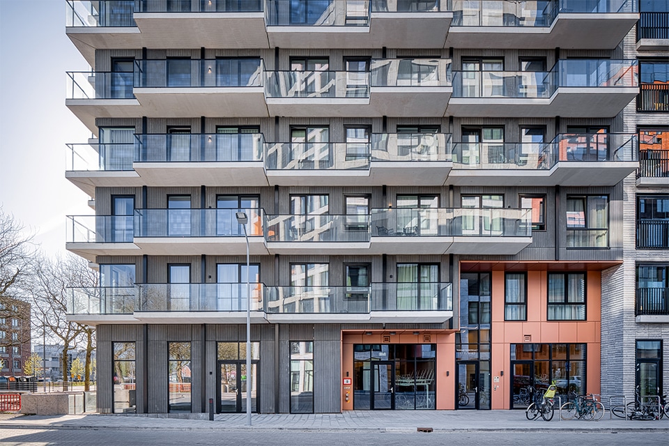 Stadswijk Hyde Park groeit,en de geveltechniek groeit mee 2