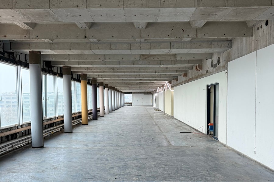 Circular stripping lays sustainable foundation for Tinbergen Building 3