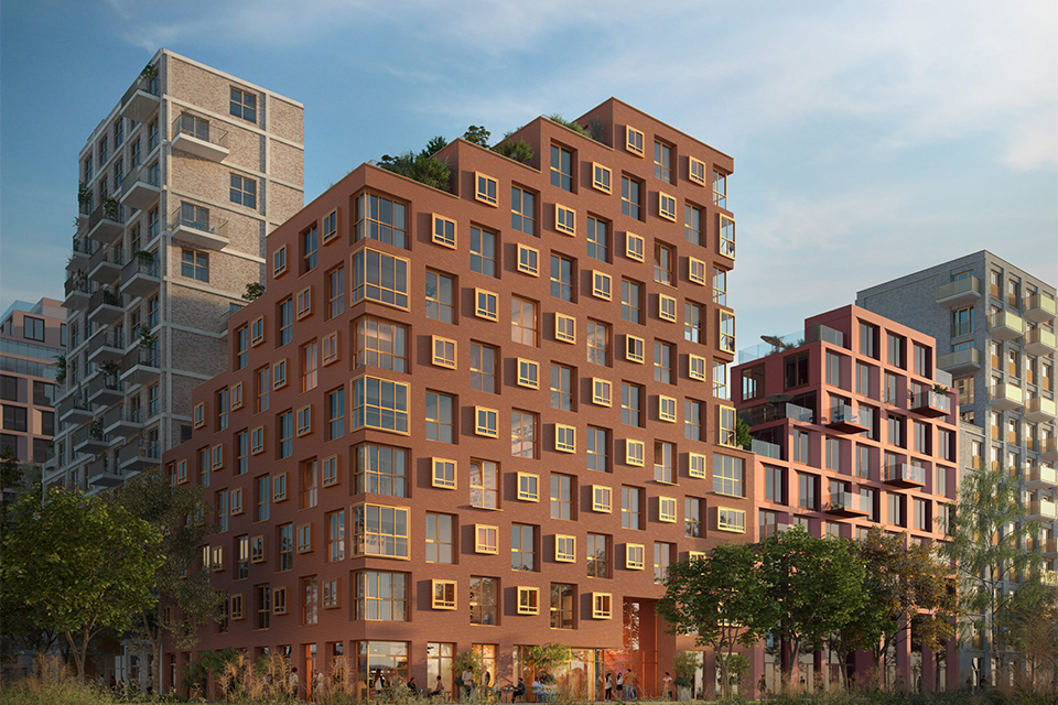 Stadswijk Hyde Park groeit,en de geveltechniek groeit mee 3