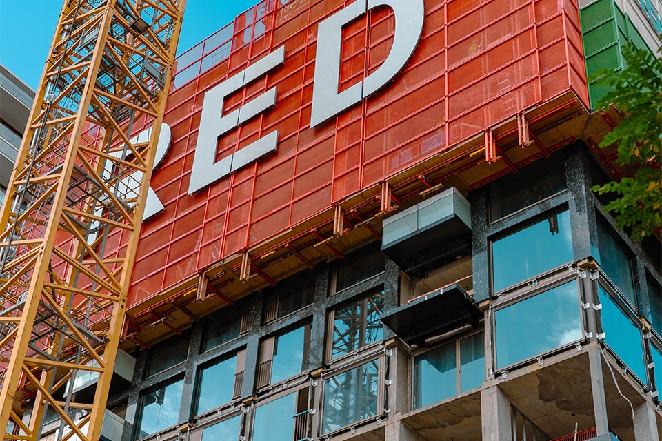 Geveltechnisch hoogstandje in Rotterdam 1