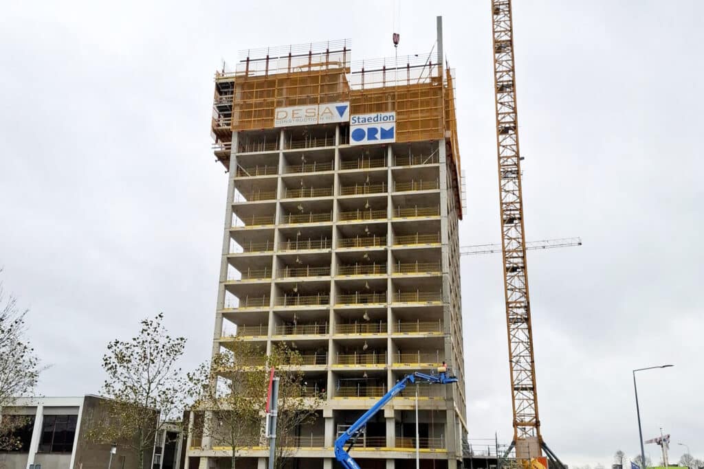 Elke acht dagen een verdieping erbij. Bouwen in een strak ritme 1