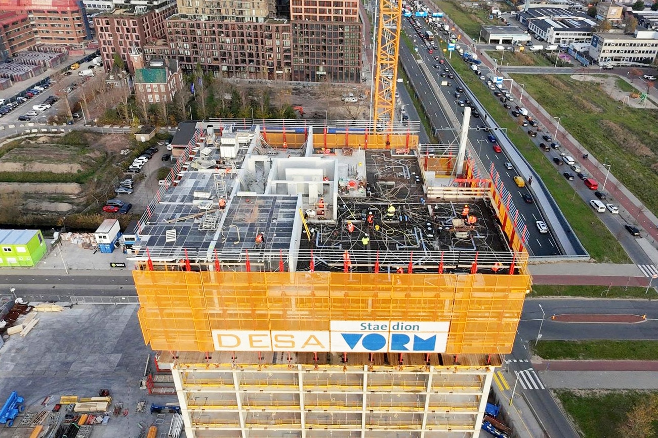 Elke acht dagen een verdieping erbij. Bouwen in een strak ritme 6