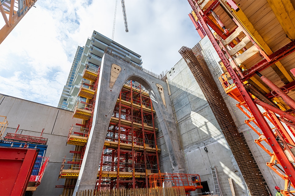 Innovatieve bekistingsoplossingen voor The BaanTower 4