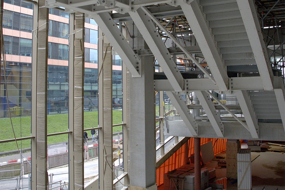 900.000 Kilo Stahl als Basis für den neuen ING-Hauptsitz 1