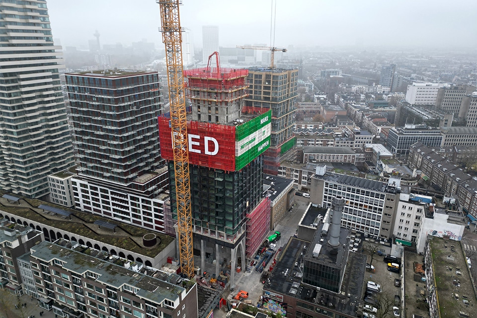 Indrukwekkend sluitstuk van het baankwartier 5