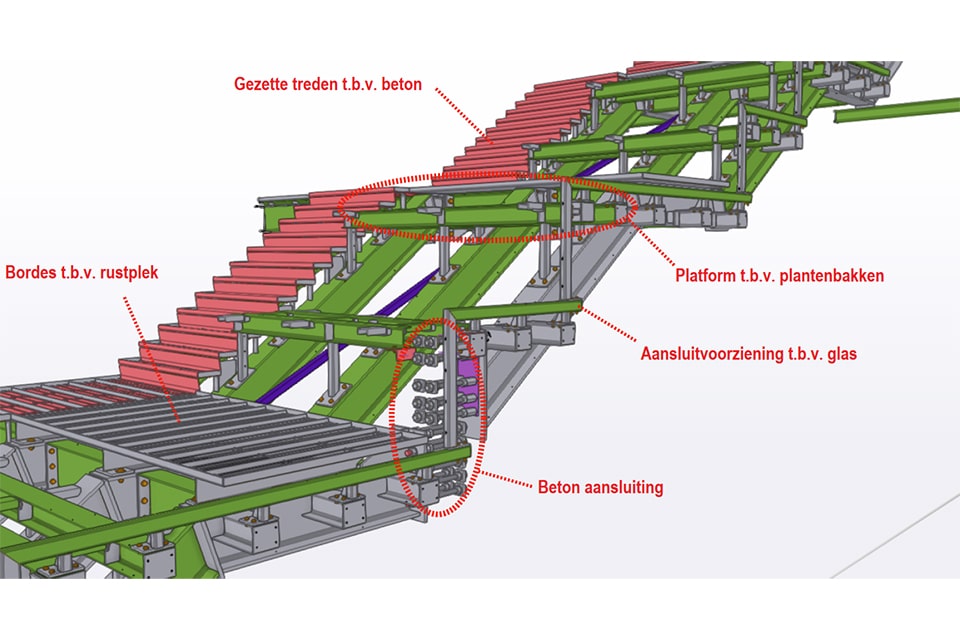 900.000 Kilo Stahl als Basis für den neuen ING-Hauptsitz 2