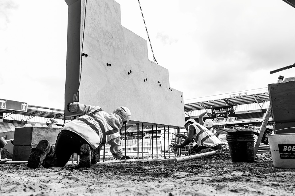 Concrete work NAC Stadium was work for specialists 2
