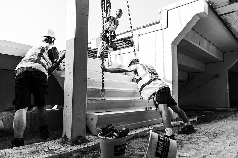 Concrete work NAC Stadium was work for specialists 1