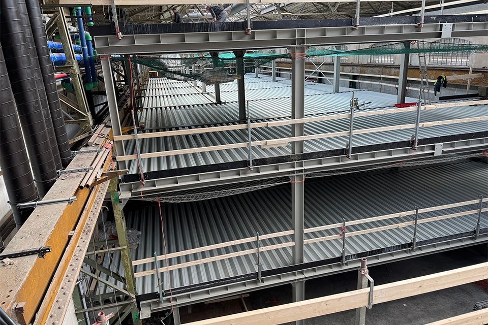 Bouwteam kiest voor staalplaatbetonvloer  1