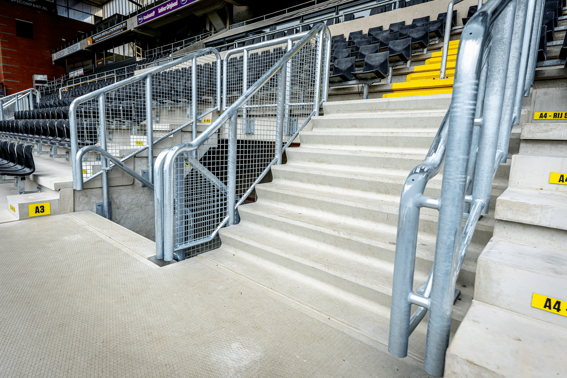 In drie maanden tijd van plan tot tribune 1