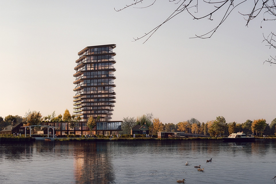 Iconic new building formed by the elements 2