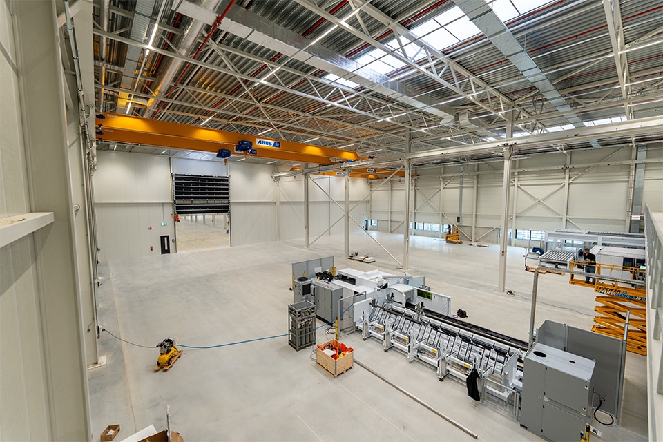 Een productiehal zonderwater- en rioolaansluiting 2