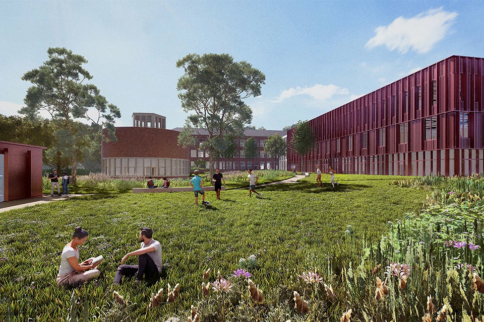 Functie volgt vorm in nieuw Yonder Campus Wandelbos 1