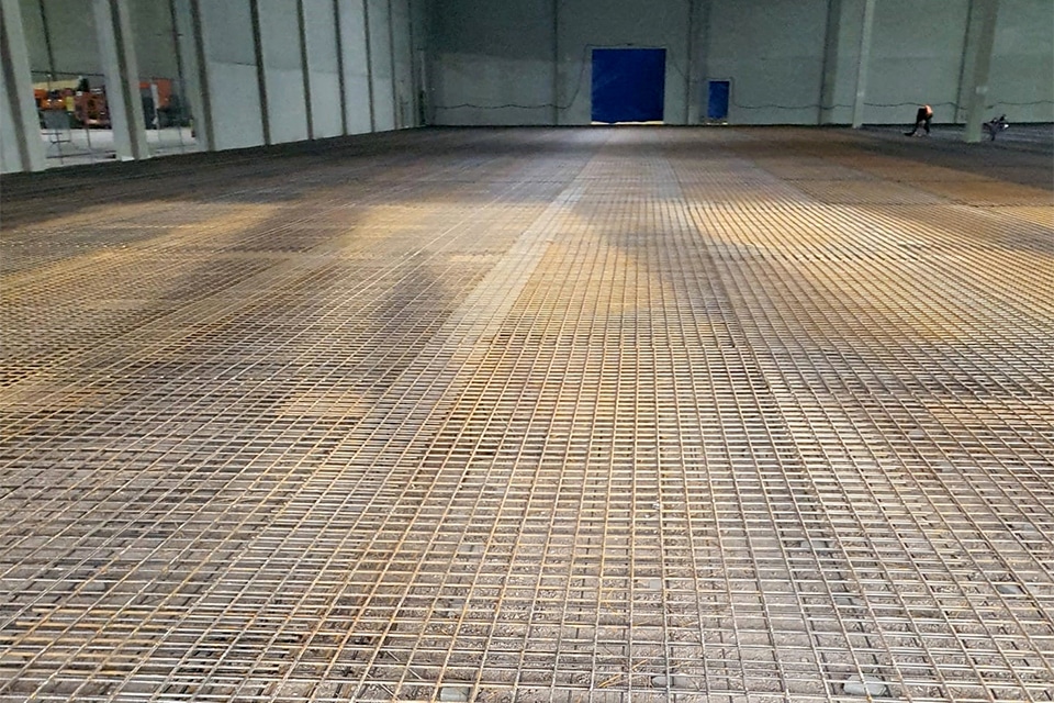 3.250 ton vloerwapening voor DC JYSK  1