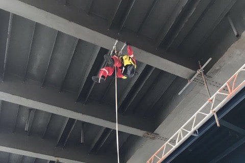 Werken op hoogte zonder stellingen 1