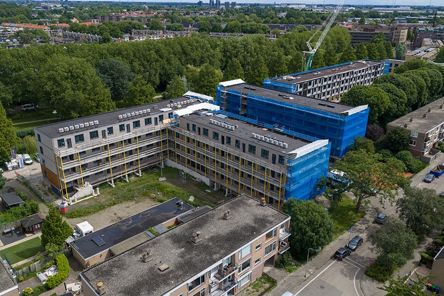 Project Rembrandtweg: duurzame verdichting met CLT-houtbouw en geïntegreerde installaties 1