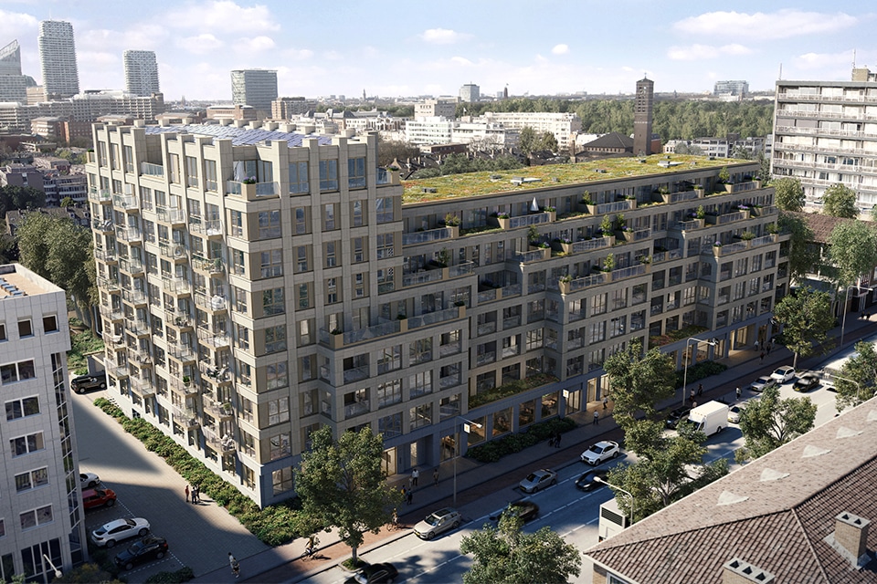 Leegstaand kantoor wordt levendig woonblok 1