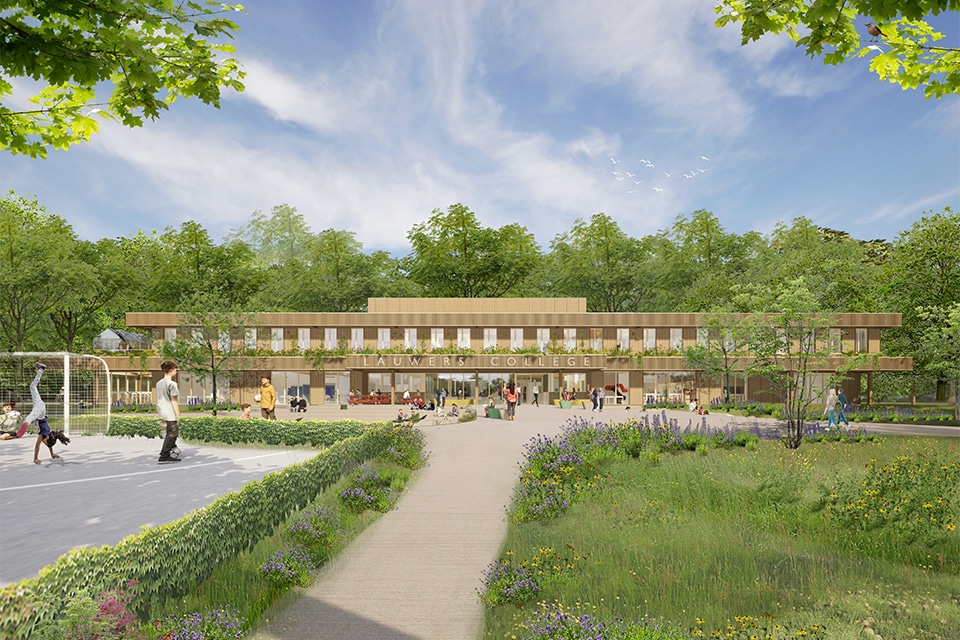 Zorgvuldige 3D-voorbereiding maakt biobased schoolgebouw mogelijk 3