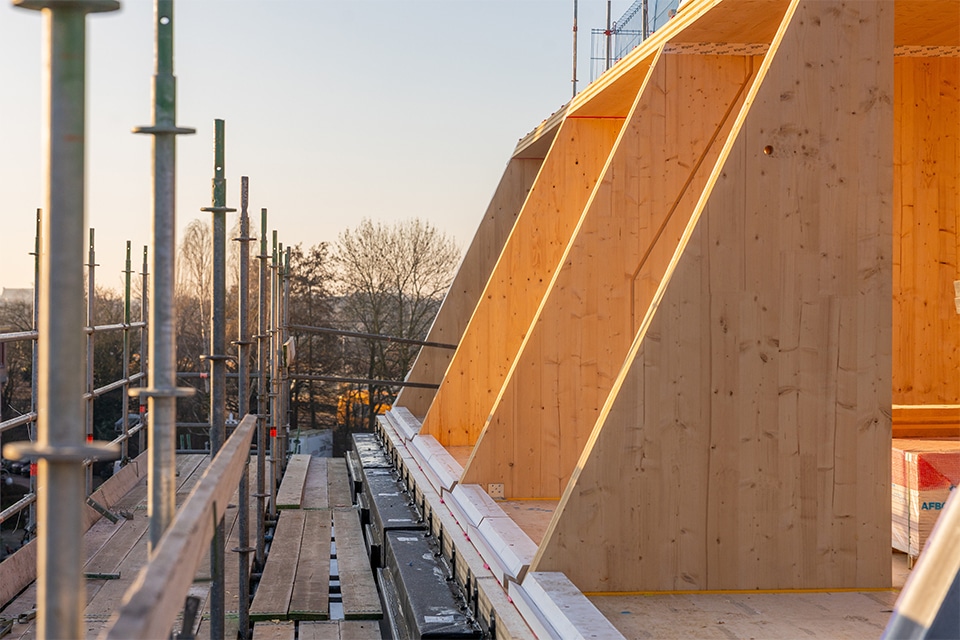 Houtbouw gecombineerd met Amsterdams metselwerk 1