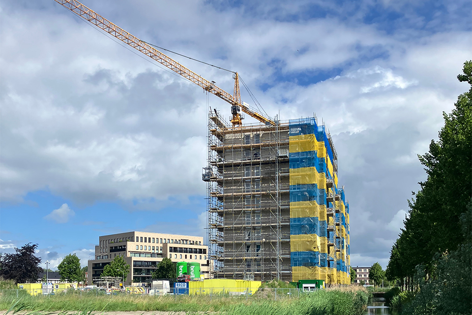Dedicated team builds first block of the new Hanzepark 1