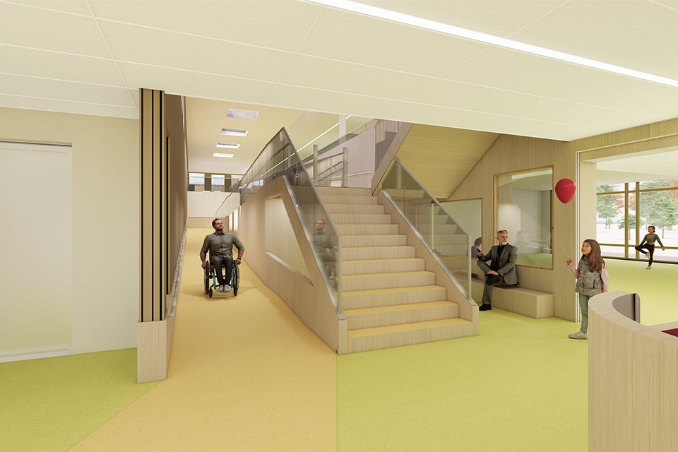 Hoe zorg, duurzaamheid en architectonische finesse samenkomen bij (College) Ariane de Ranitz 3