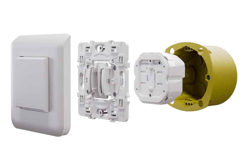 Homematic IP maakt merkschakelaars smart met behoud van bestaand design 1