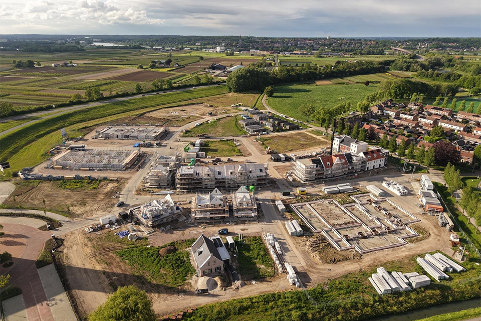 Komplettes Neubaugebiet rund um das neue kirchliche Zentrum 2