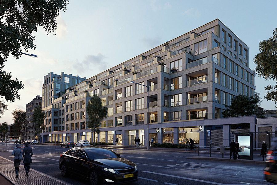 Solitair pand wordt weer onderdeel van het bouwblok 1