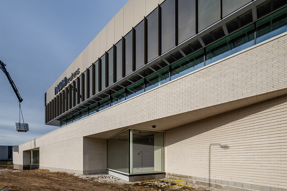 Neubau als Abschluss des Gewerbegebiets Someren 3