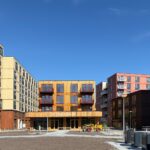 Modular flexible housing units at De Nieuwe Kern: heavier-gauge steel for more stories