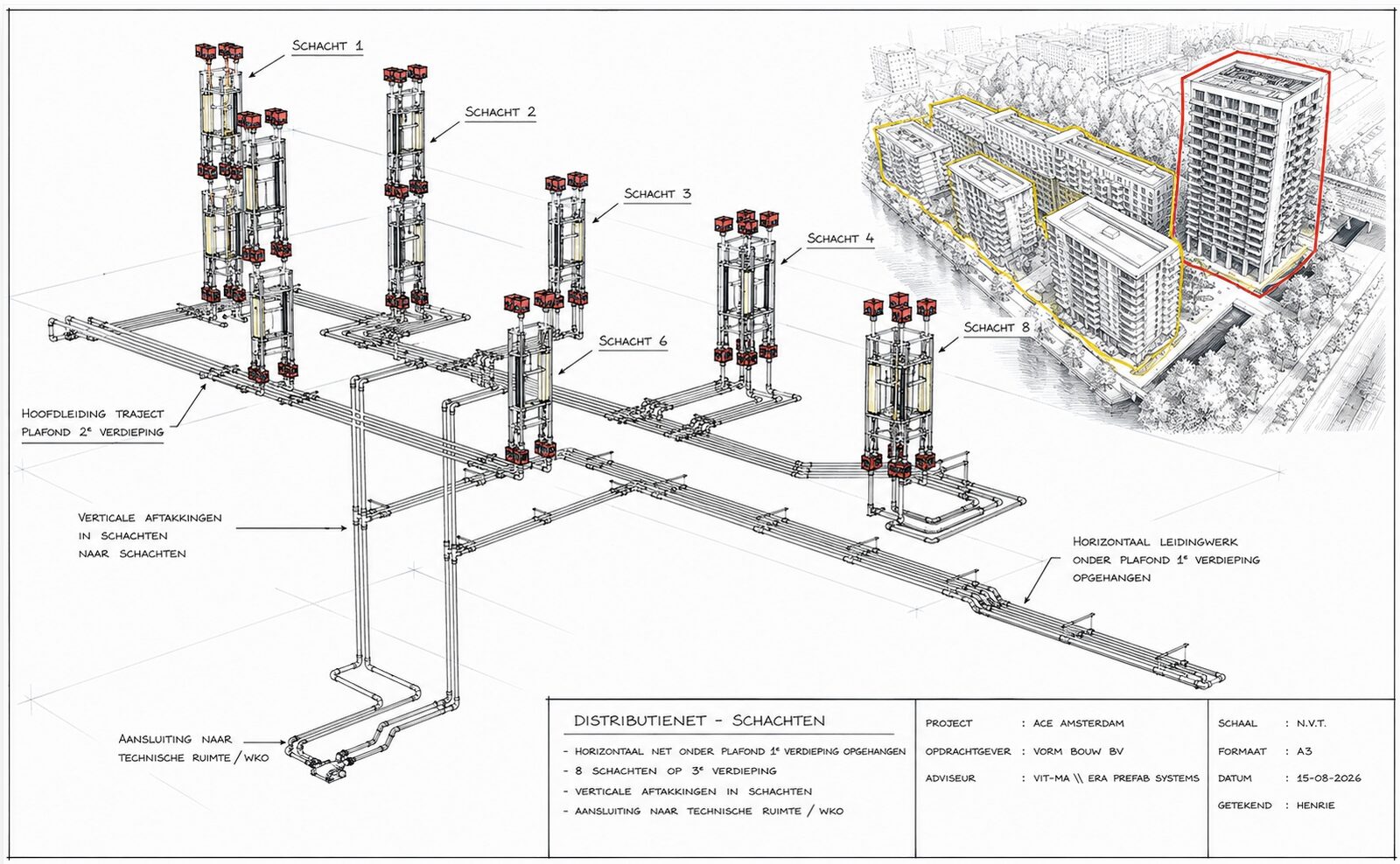 Prefab WKO-skids en geperst horizontaal distributienet geven antwoord op actuele bouwuitdagingen